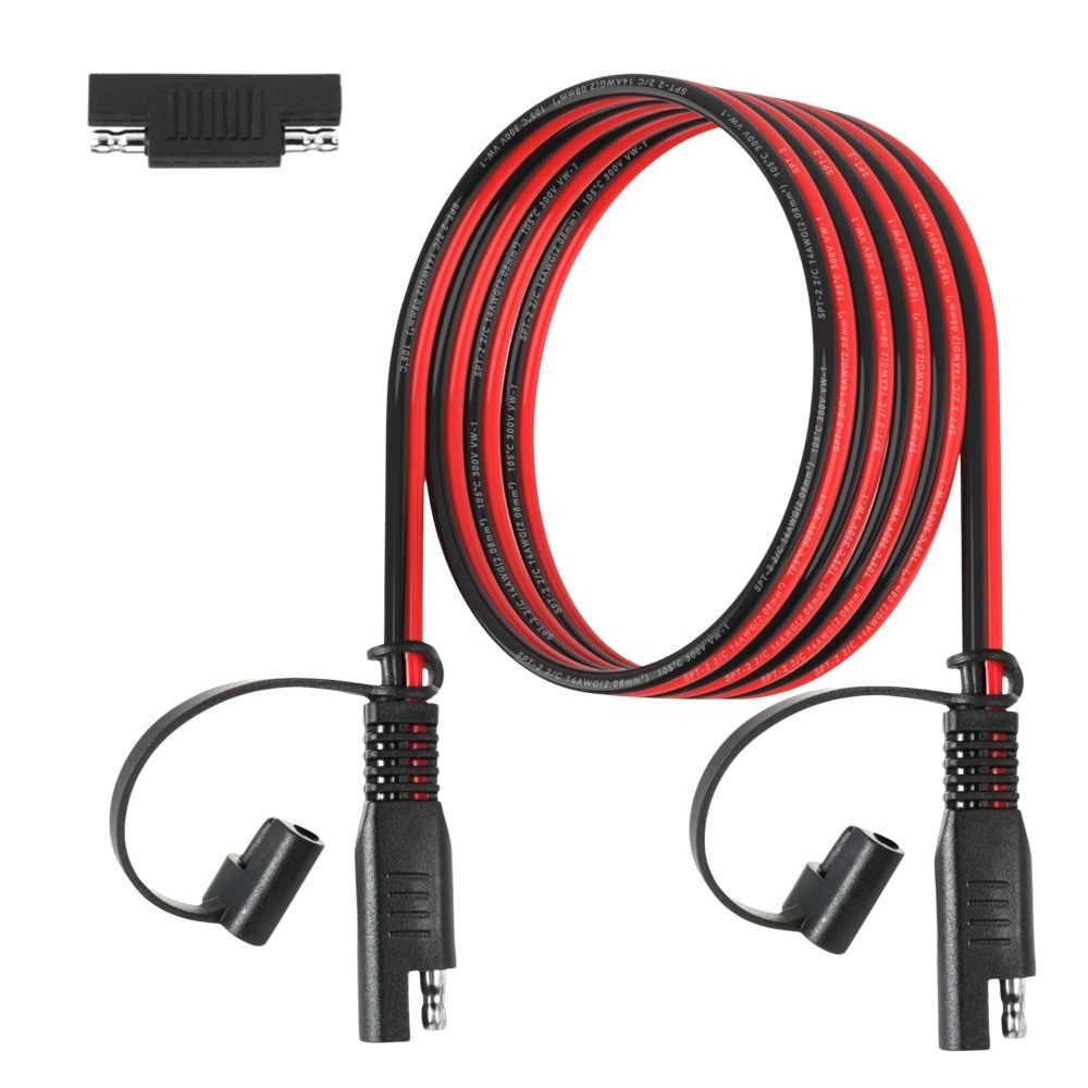 6FT 14AWG SAE Extension Cable 14AWG for Automotive Marine Solar Applications