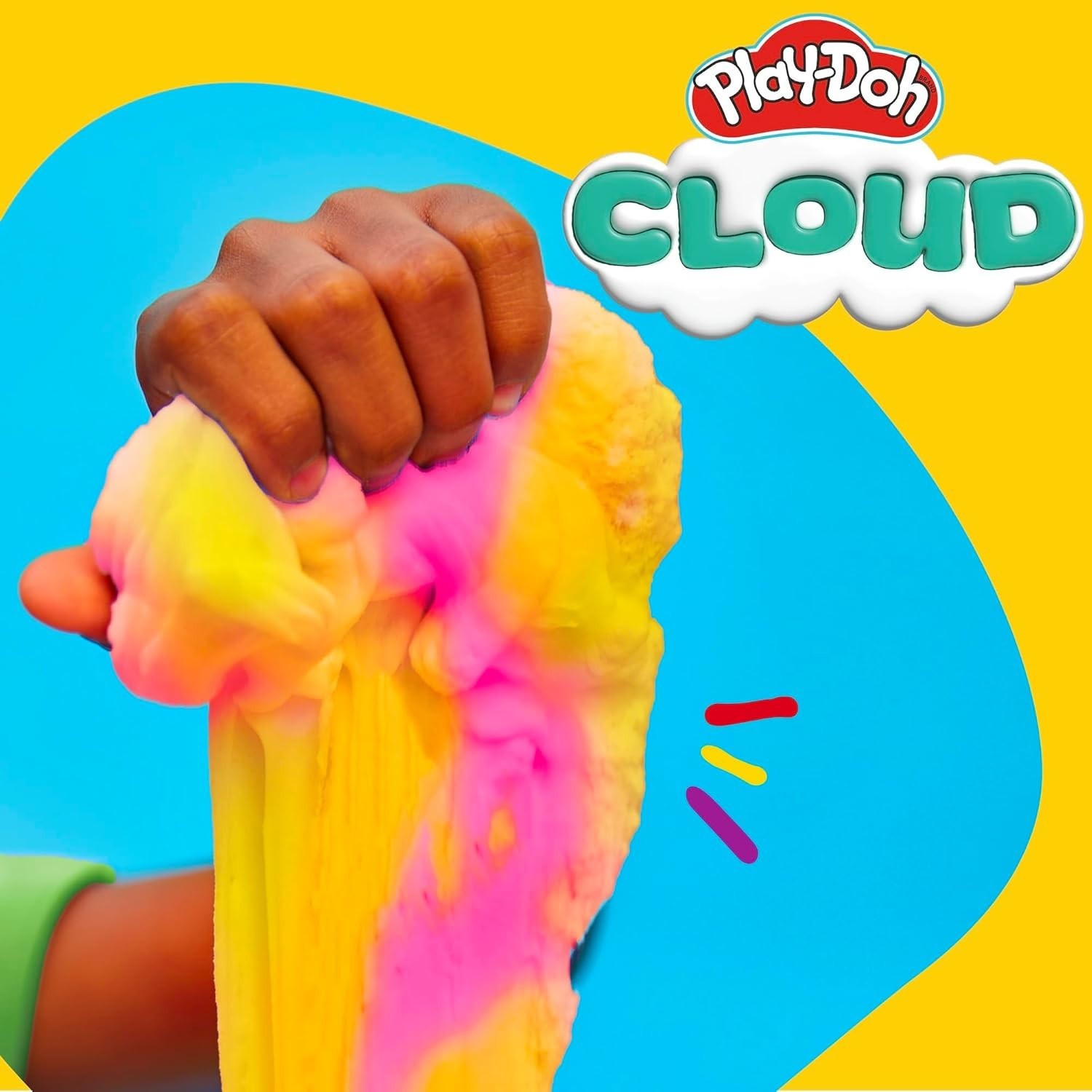 Play-Doh Butter, Pink & Yellow Compound, Lemonade Scent, Single 5 oz.