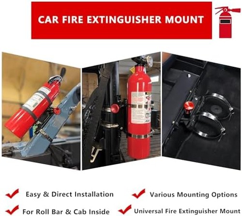 Aluminum Quick Release Fire Extinguisher Mount for 1-10LB Extinguisher | Fit ...
