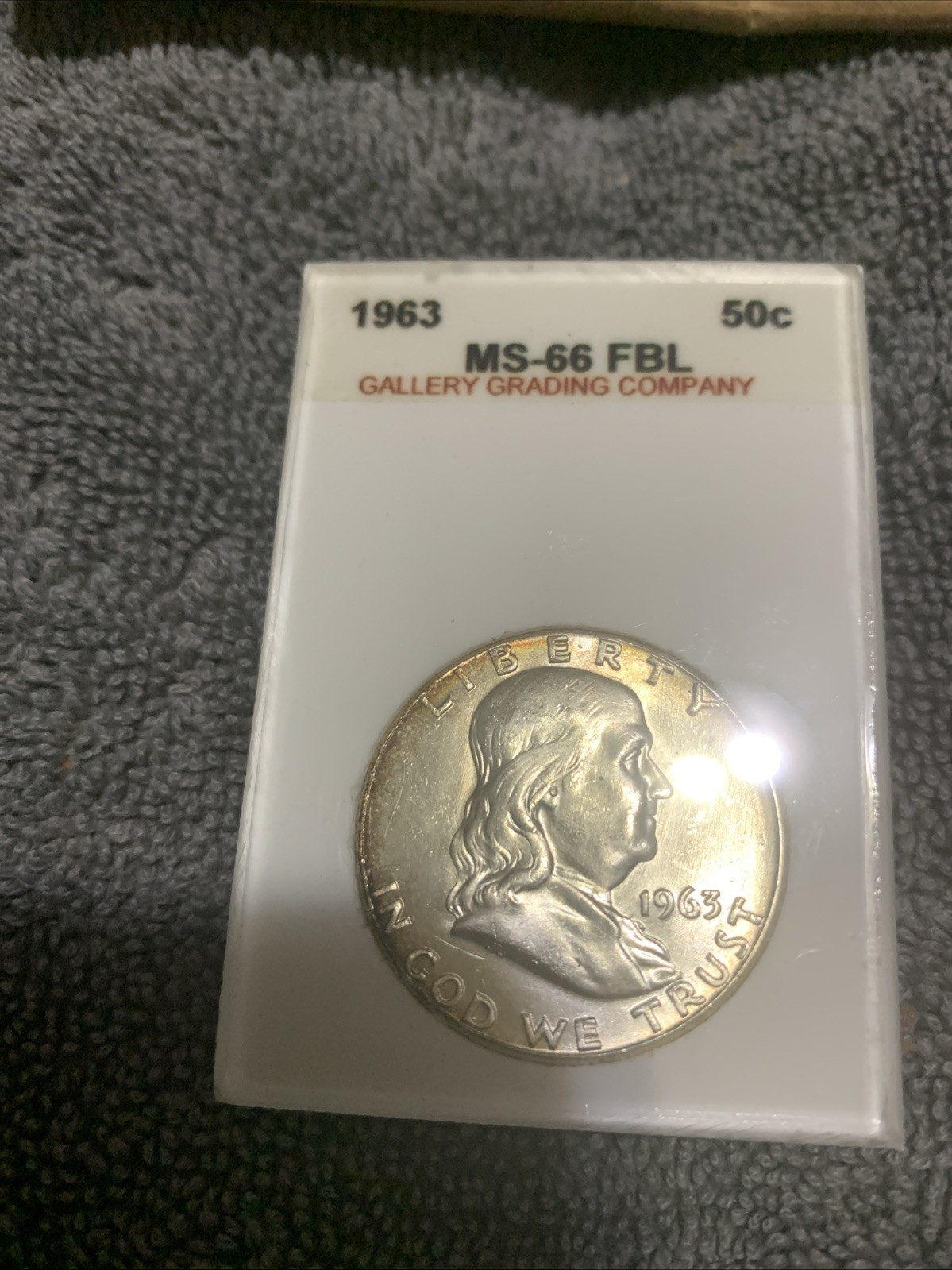 1963 MS66 FBL - Franklin Half Dollar
