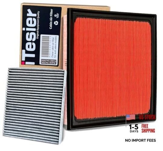 (NOT HYBRID)  Cabin Engine Air Filter Kit for RAV4 (2019-2025), Camry (2018