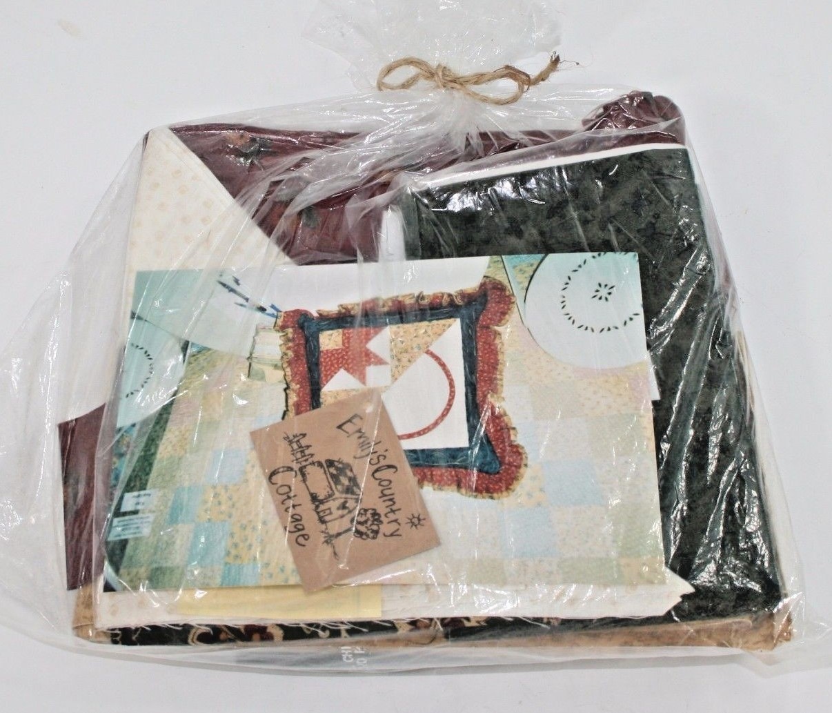 Basket Case Throw Pillow Kit Quilt Fabric Instructions sewing Craft