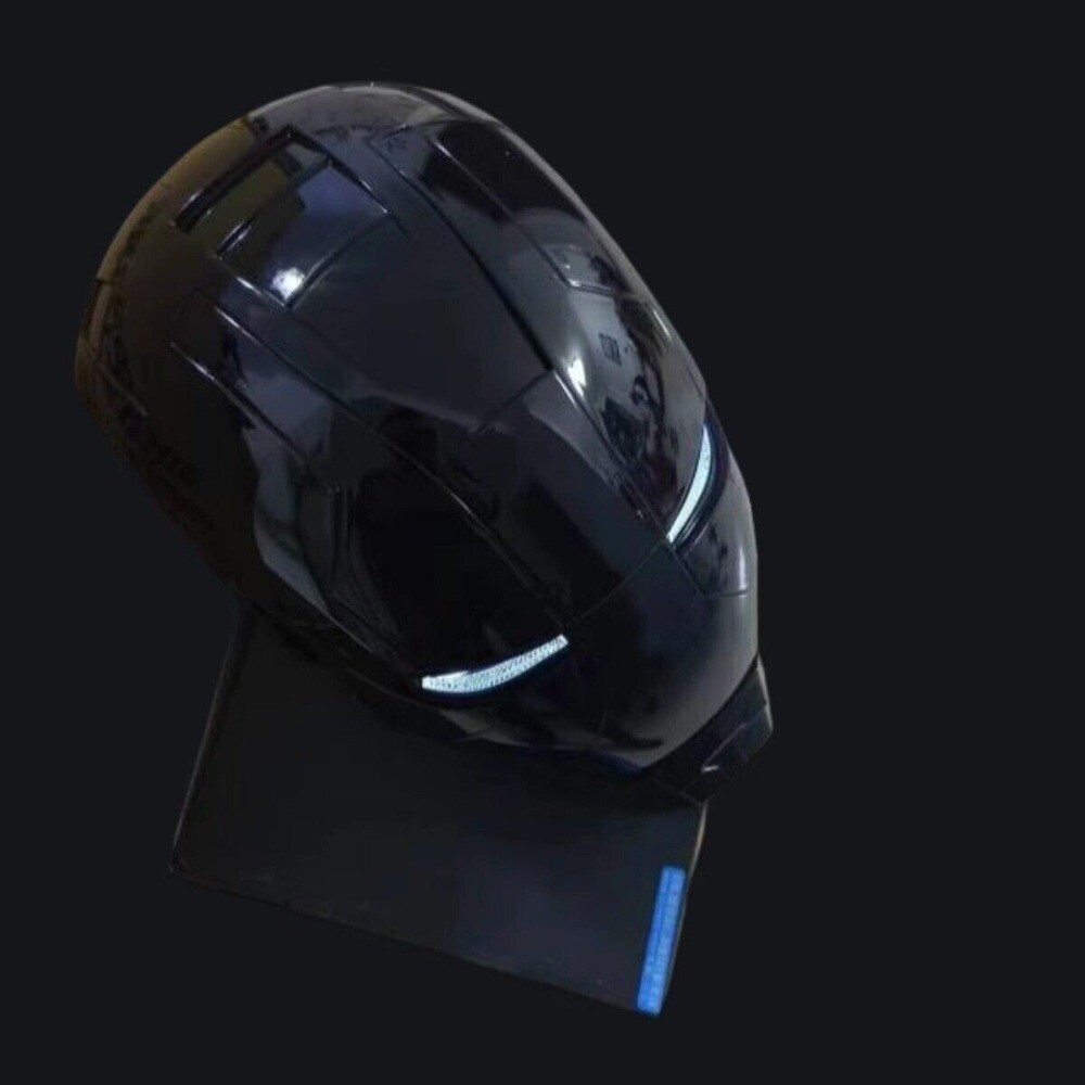 [ All Balck ] AUTOKING Iron Man MK5 Adult Toy Mask Helmet Wearable Voice-control