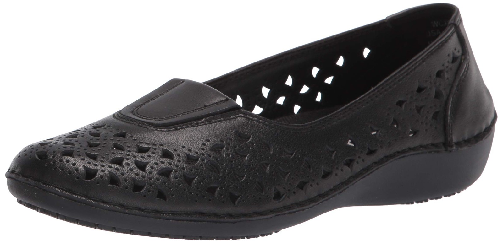 Propét Women's Cabrini Slip-On Shoes, Black, 6 Narrow US