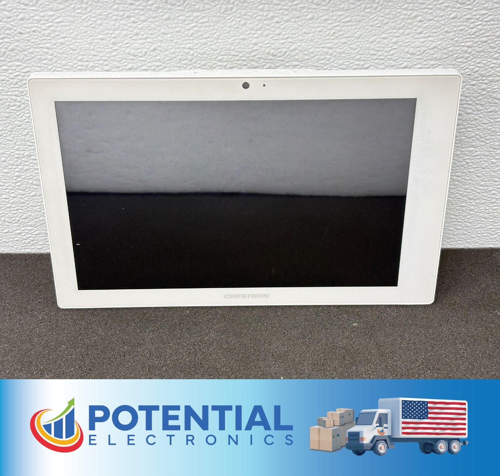 Pre Owned | Crestron TSW-1060-W-S Touch Screen Room Scheduling Display - White