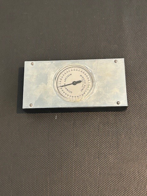 Vintage Miracle Point Magnetic Base Protractor
