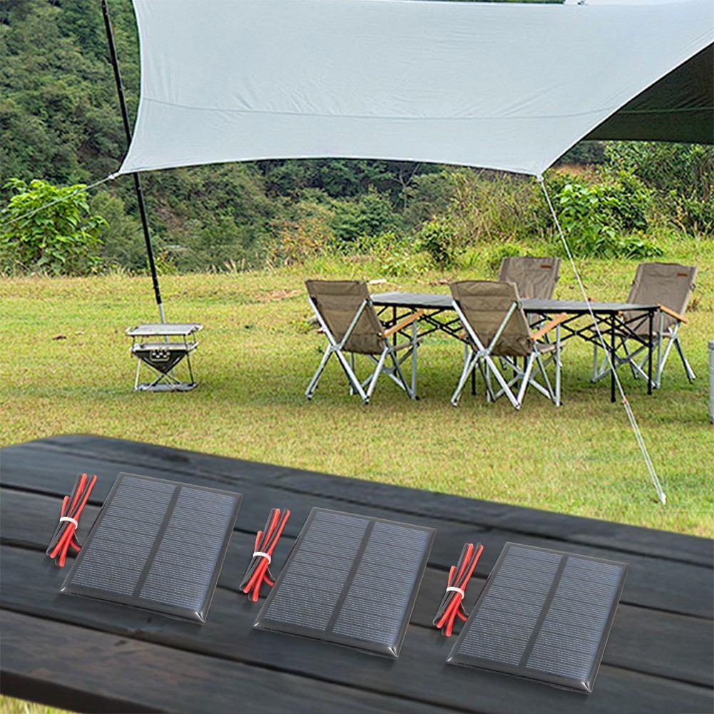 5V 1W Solar Panel 200MA Compact for Solar Powered DIY Toys and Outdoor Use