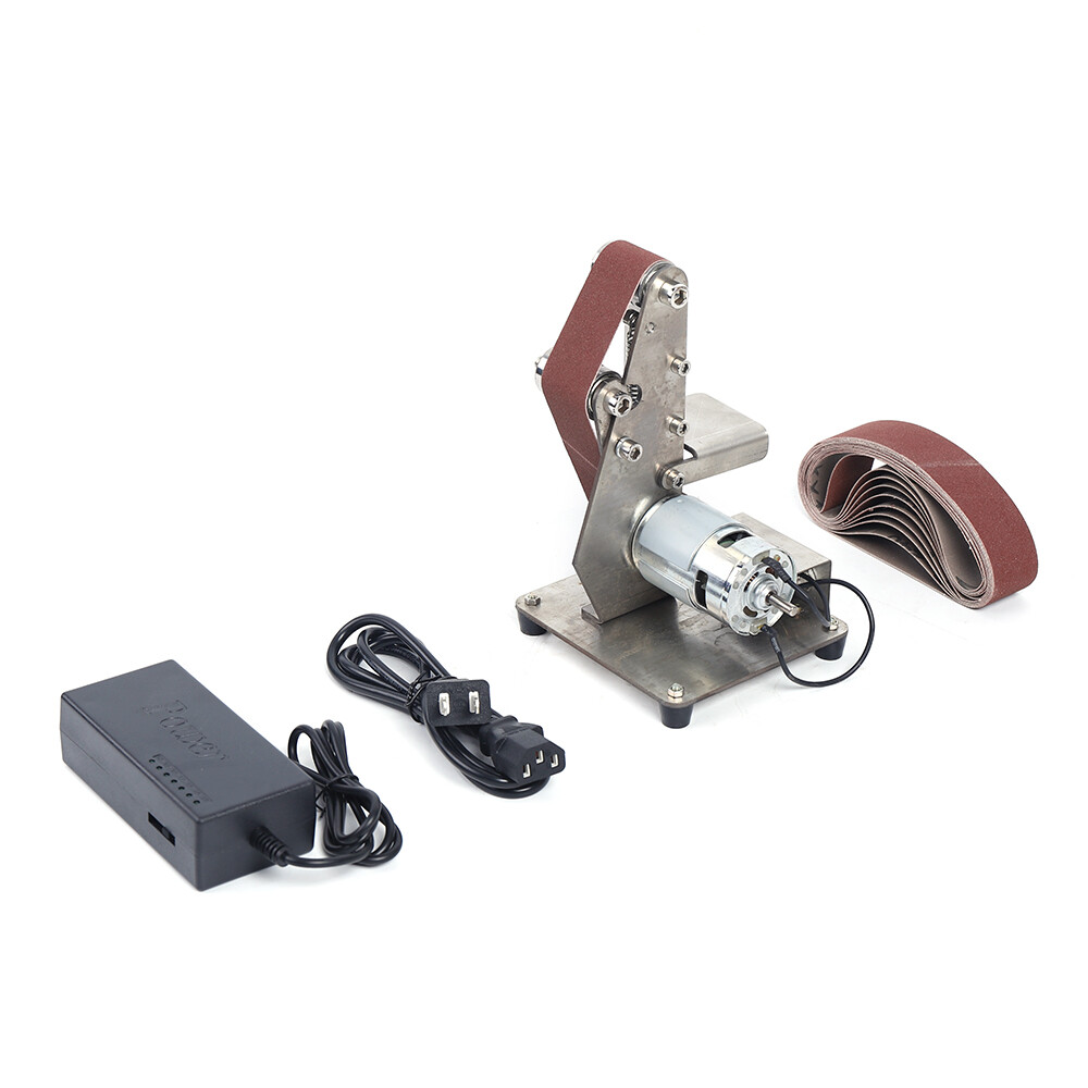 Electric Mini Belt Sander Knife Sharpener with Adjustable Speed & Angle