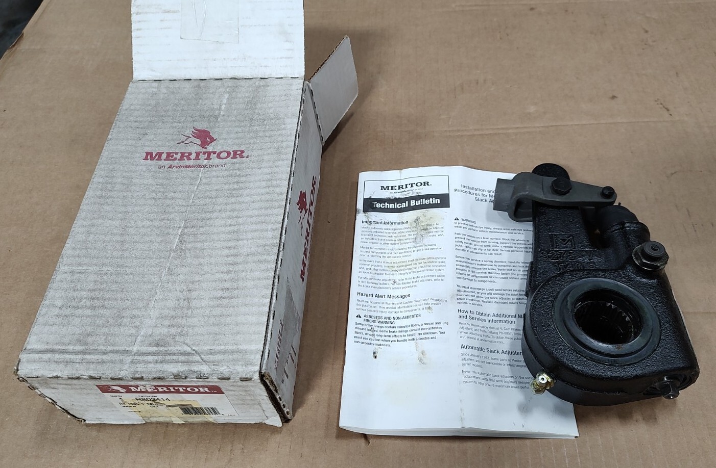 Genuine Meritor NOS Slack Adjuster R802414 Ay Asa 1.50 28 - Made in USA