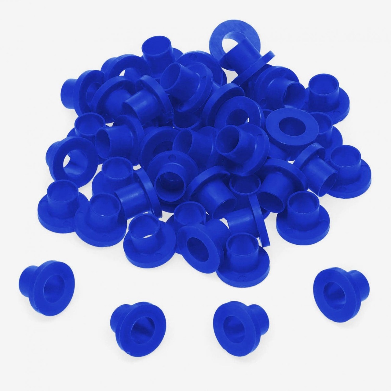 Danmar 50-Pack Nylon Tension Rod Washers - Blue