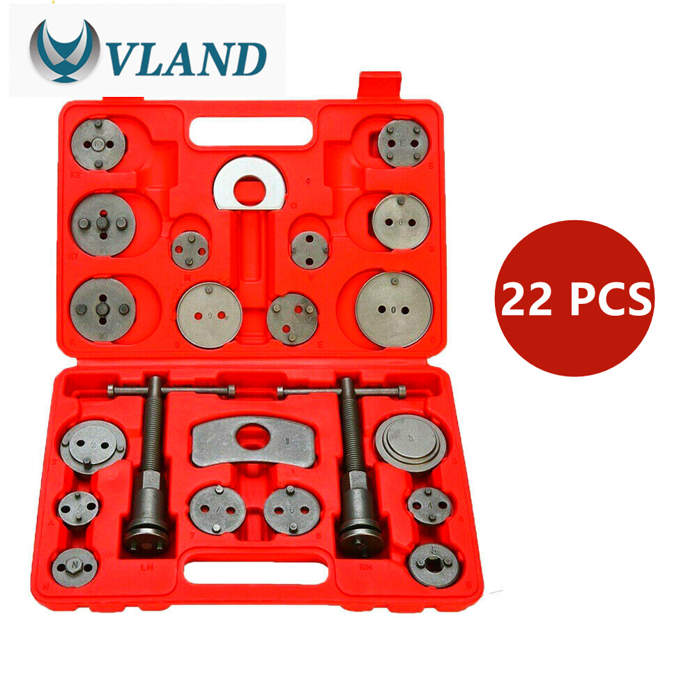 22pc Universal Disc Brake Caliper Compressor Rewind Piston Wind Back Tool 1Set