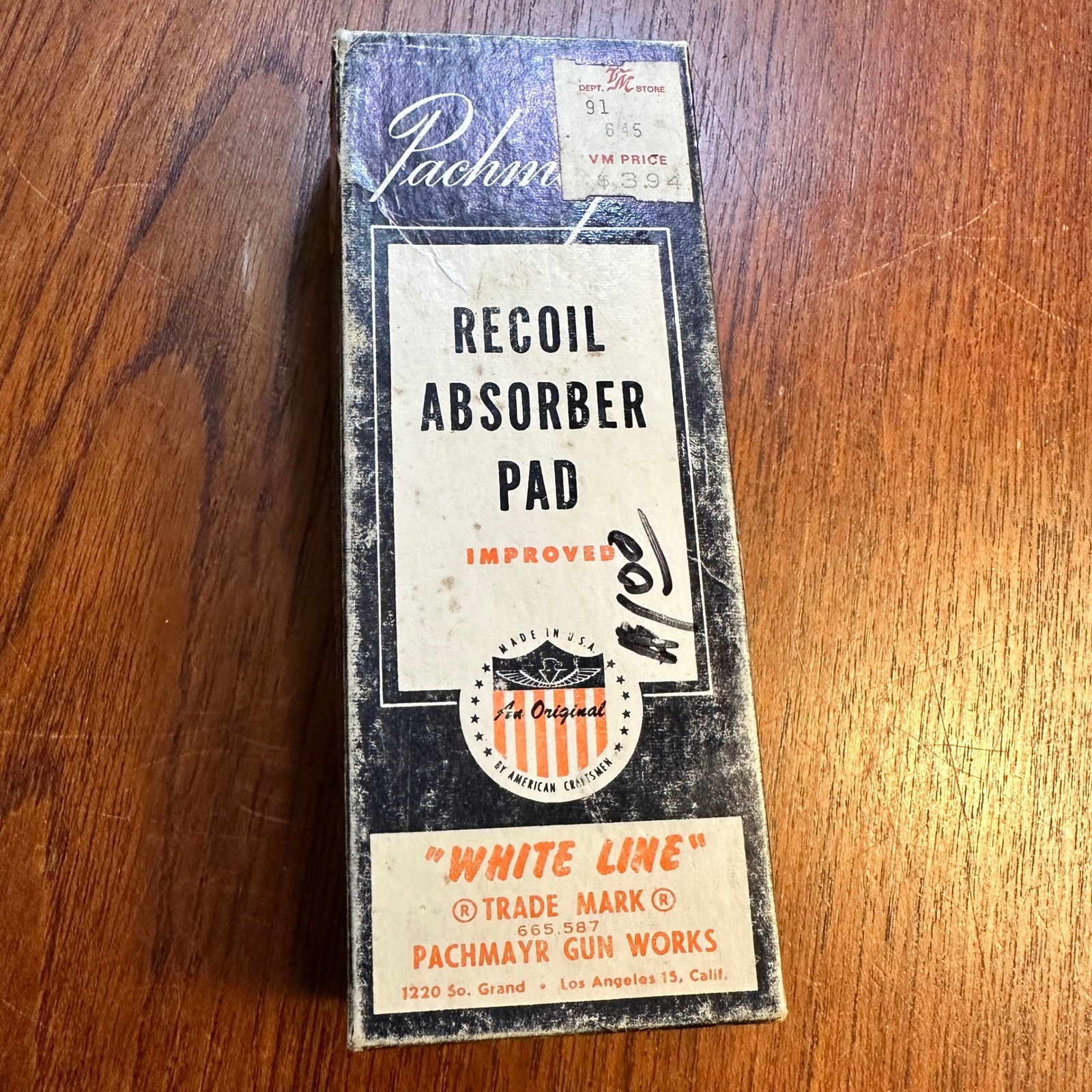 Pachmayr Savage Recoil Absorber Pad White Line Vintage Gun Accessory Size OS