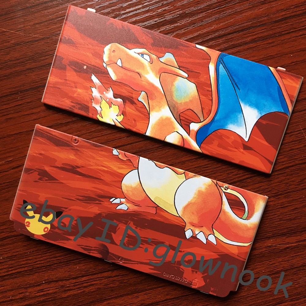 Pokemon Charizard Replacement Faceplate Cover Plates Shell for Nintendo New 3DS