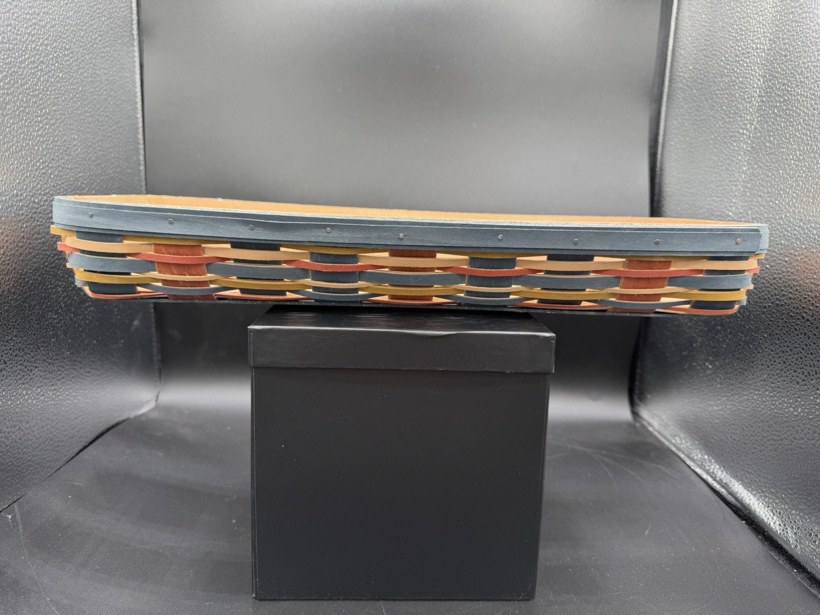 🧺 Longaberger 2017 Long Serving Tray / Buffet Basket – Americana 🪵✨ EUC