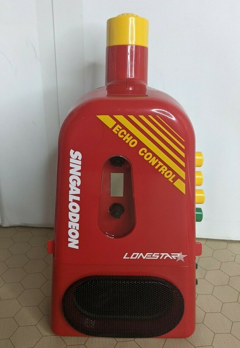 Singalodeon Handheld Portable Karaoke - Lonestar Model K-3 - Missing Cassette