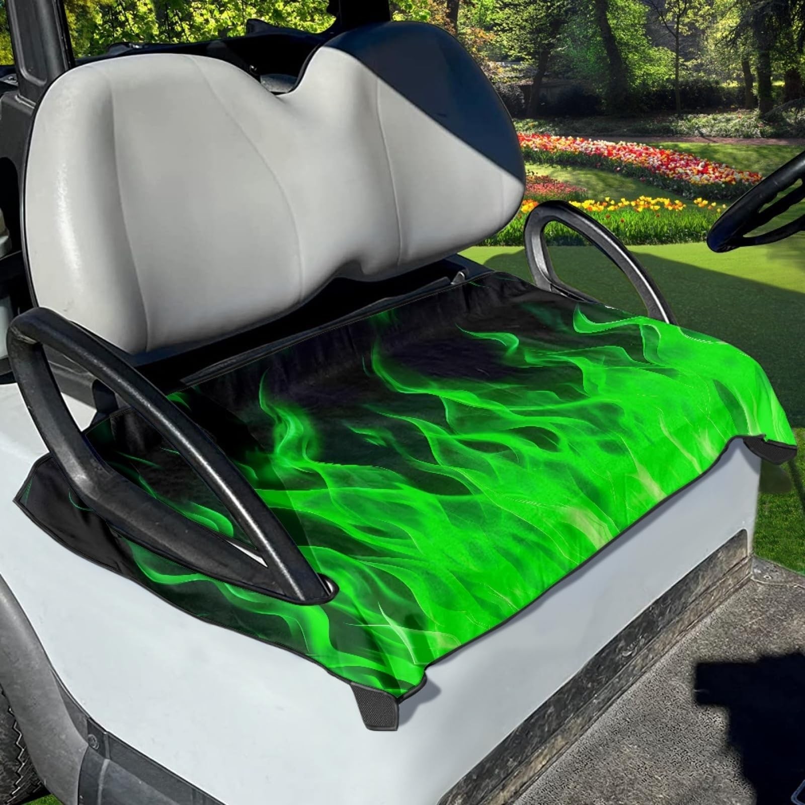 Golf Cart Seat Covers Blanket Golf Cart Towel Seat Covers Fit for Most 2 Seat...