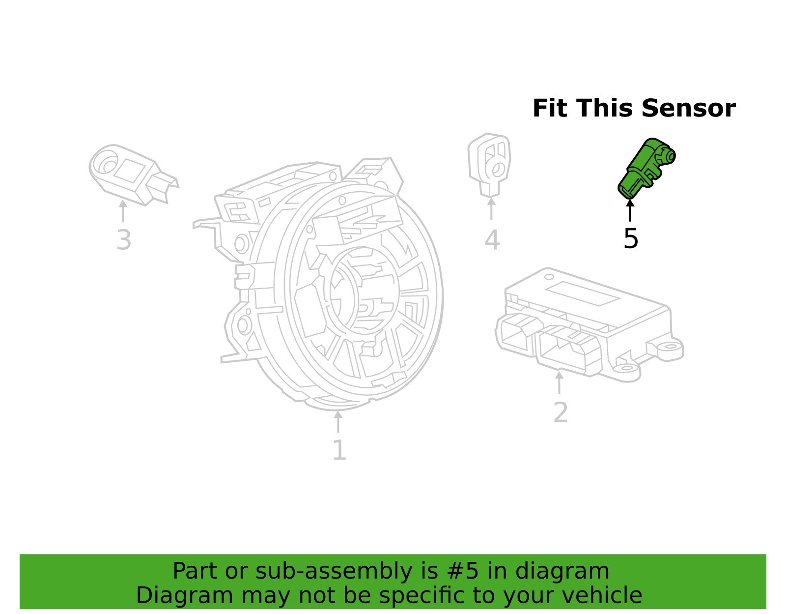 5" Socket Pigtails For GM Body Crash Sensor, Keyless Antenna, Tailgate Lightbar