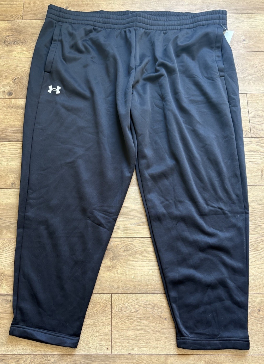Under Armour Black Men's Cotton Blend Fleece Pans Size 5XL