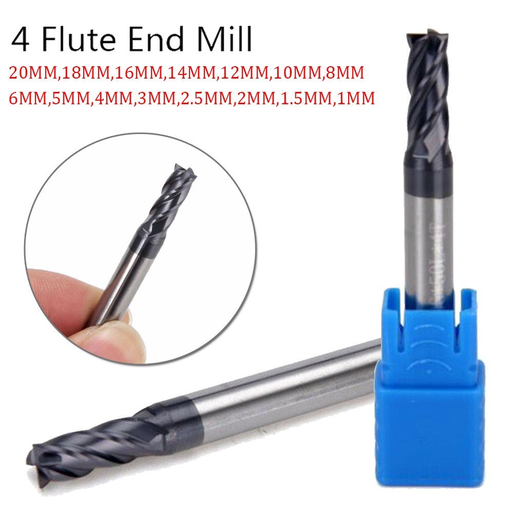 Useful Milling Cutter Drill End Mill Right Hand Roughing Tool 1MM~20MM