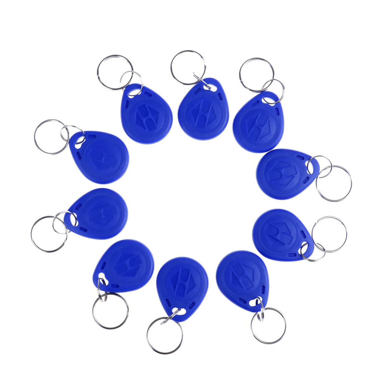 10Pack TK4100 keychains 125KHZ RFID proximity id card token tags key fobs
