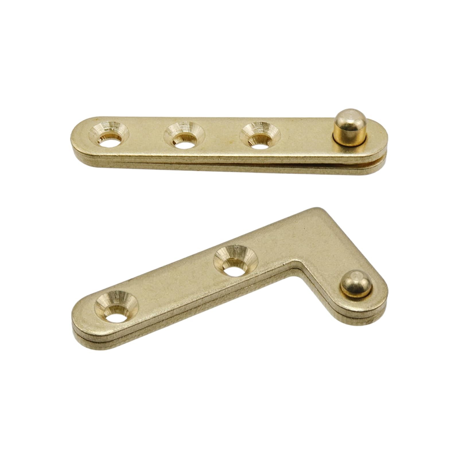 Door Pivot Hinges Cabinet Rotating Hinge Door Fitting Brass Pivot Drawer Hing...