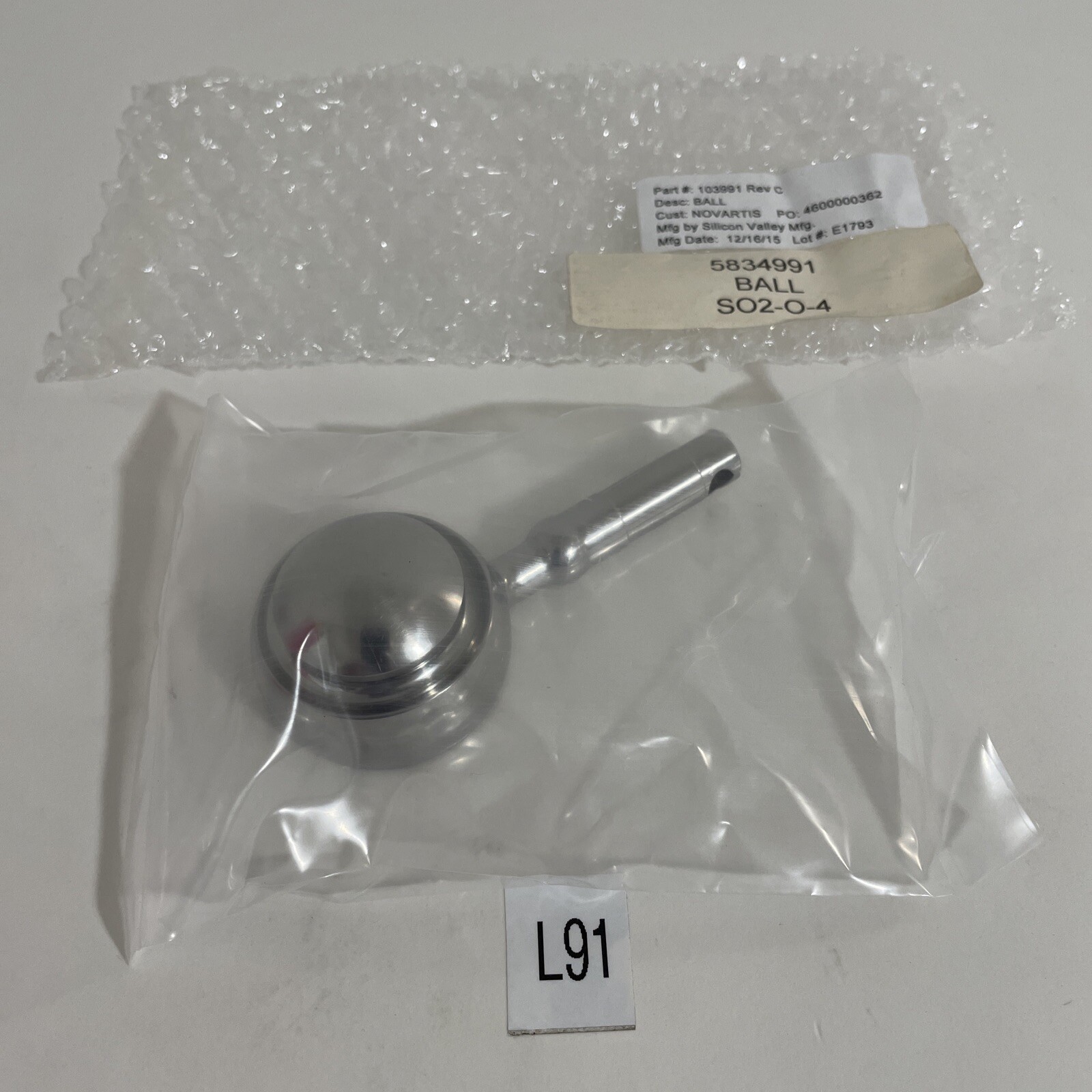 *NEW* Silicon Valley Mfg 103991  Rev C Ball Fast Shipping +