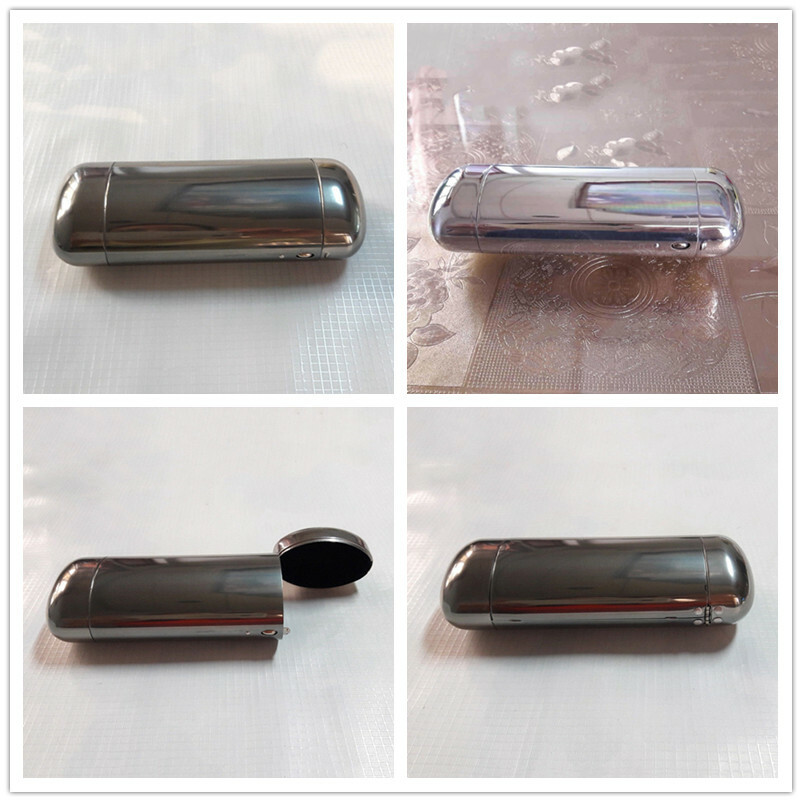 Hard Metal Silver Glasses Case Storage Aluminum Sunglasses Case Box Protector