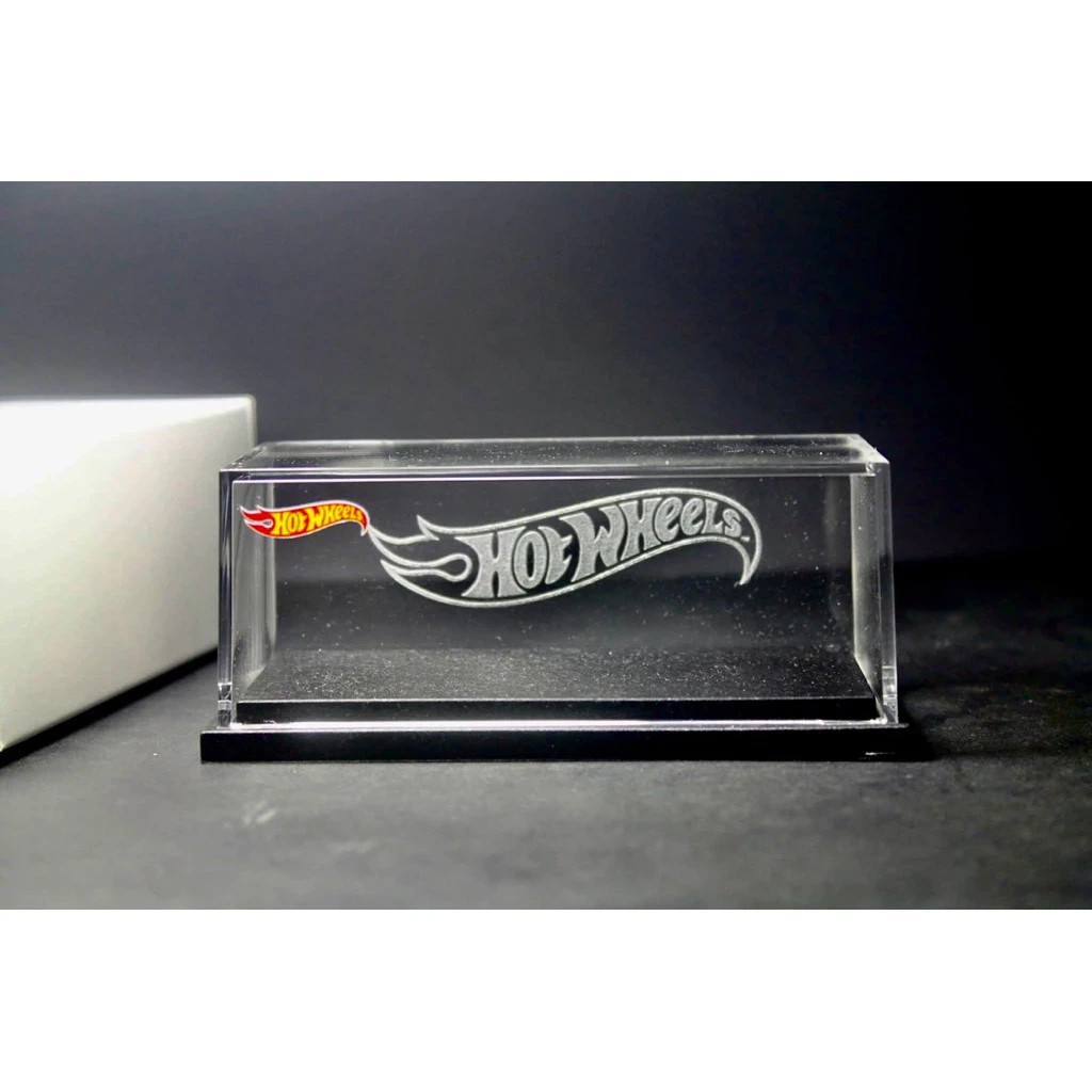 Premium Acrylic Display Case 1:64 For Hot Wheels Custom Engraved Matte Box
