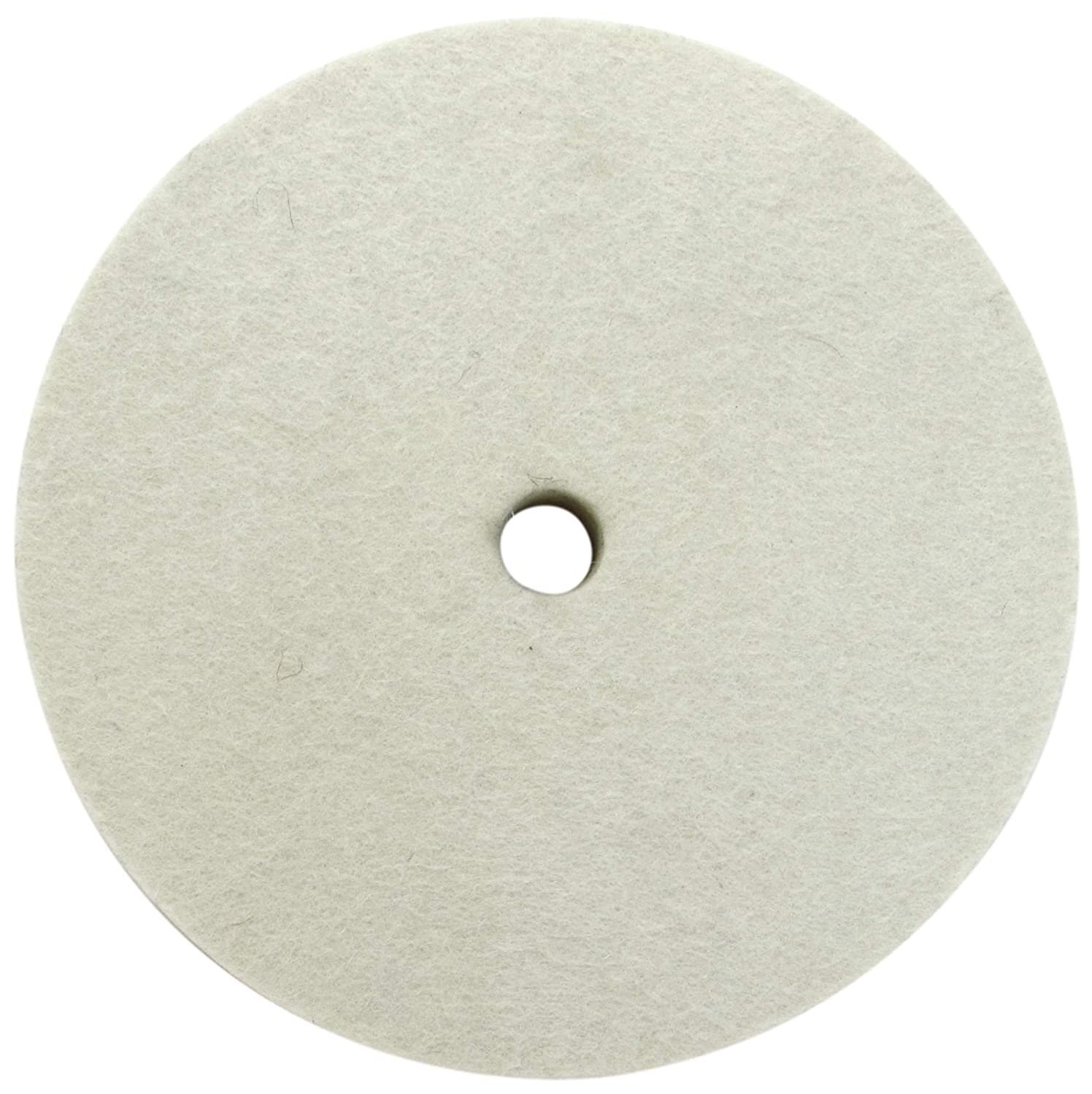 6" Felt Buffing Wheel for Bench Grinder Extra Thick Hard Firm Steel Polishing