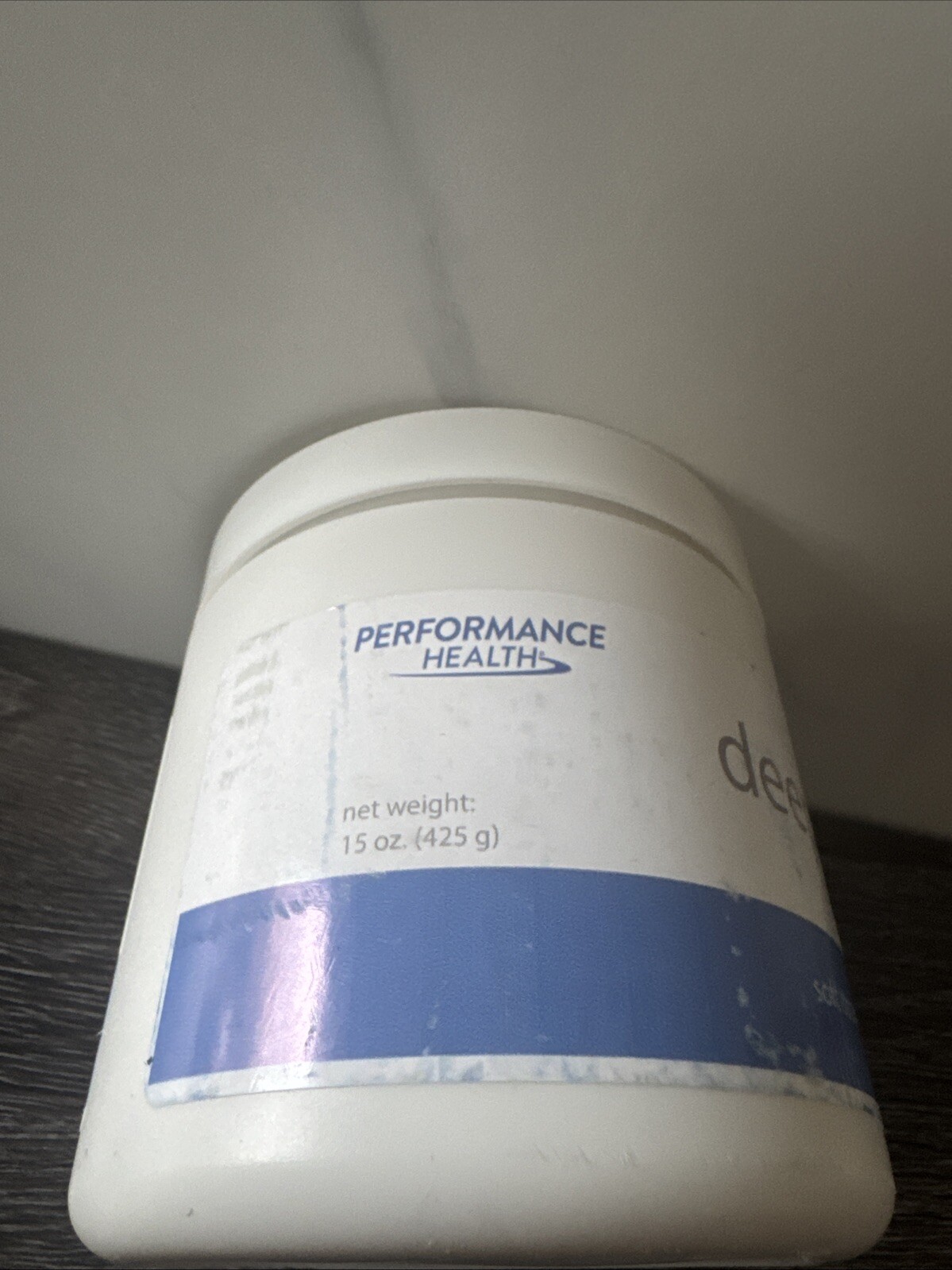 Deep Prep II Soft Tissue Massage Cream 15 oz Jar Performance Health Exp 07/2026