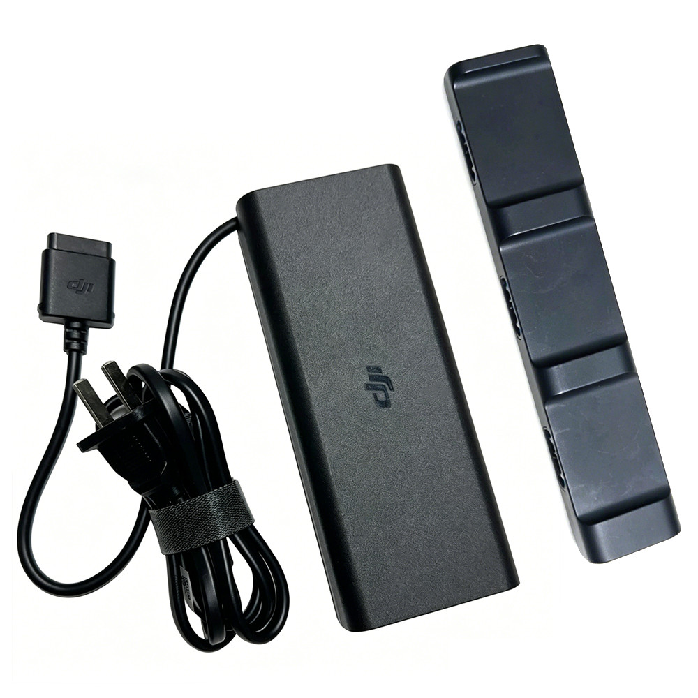 Original DJI FPV AC Power Adapter + Battery Charging Hub Kit