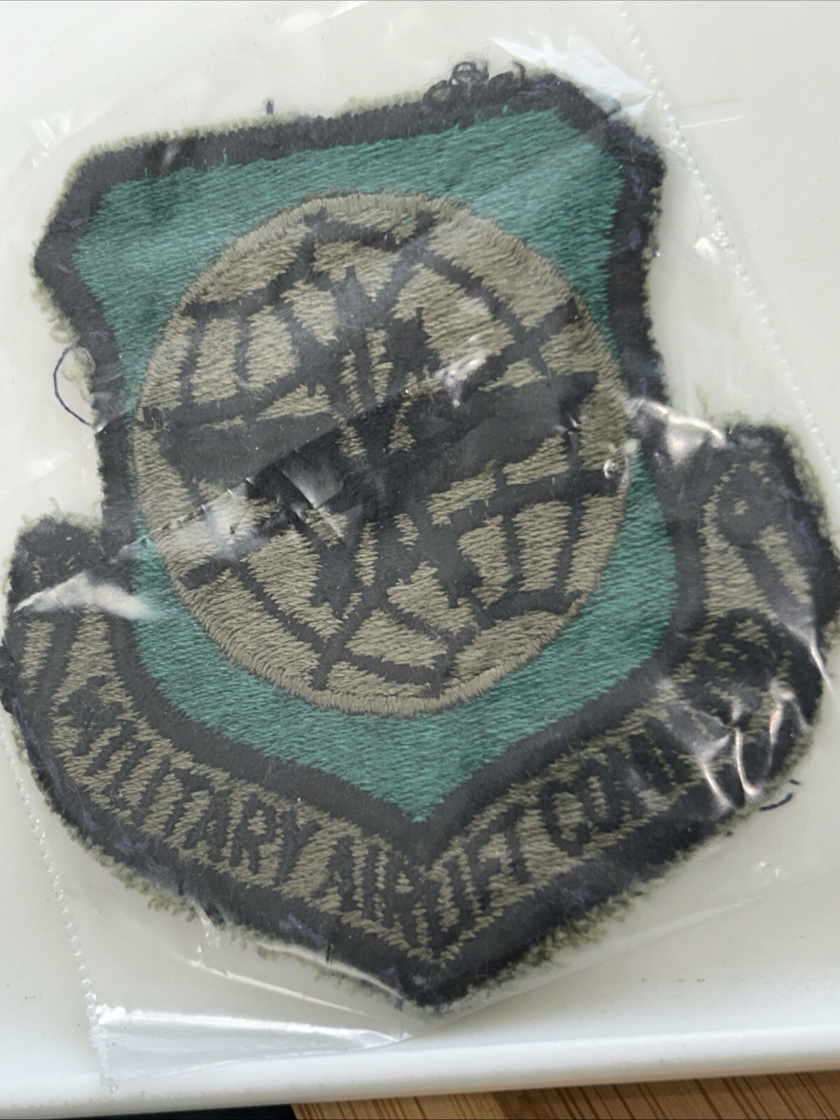 MILITARY PATCH USAF AIR MOBILITY COMMAND POCKET SEW ON US AIR FORCE