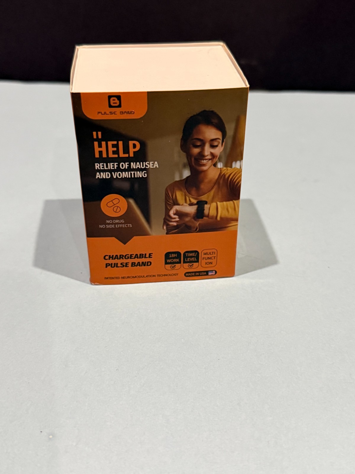 PULSE BAND HELP Relief OF Nausea AND Vomiting CHARGEABLE PULSE BAND