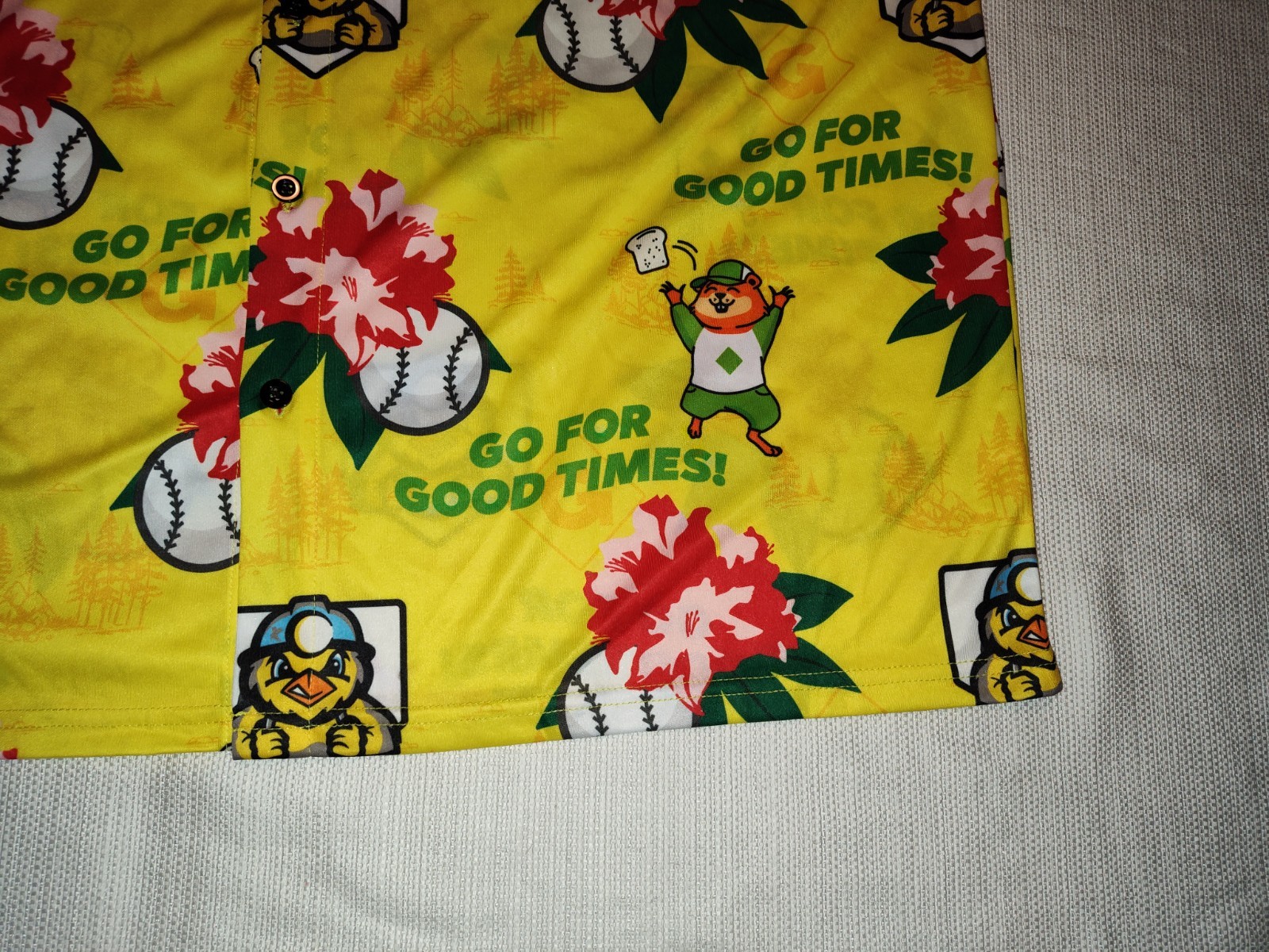 RARE Savanah Dirty Birds SGA Hawaiian Shirt Go For Good Times 8/29 Adult XL NEW