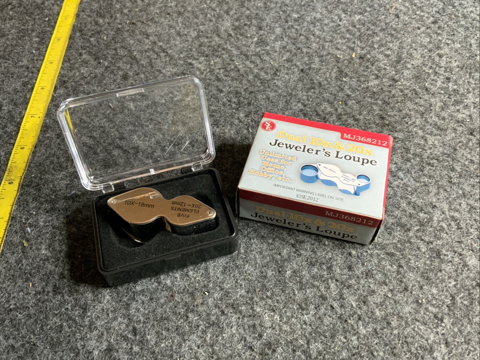 Quality 10X & 20X Dual Jeweler’s Coin Collector’s Loupe (Professional MJ368212)