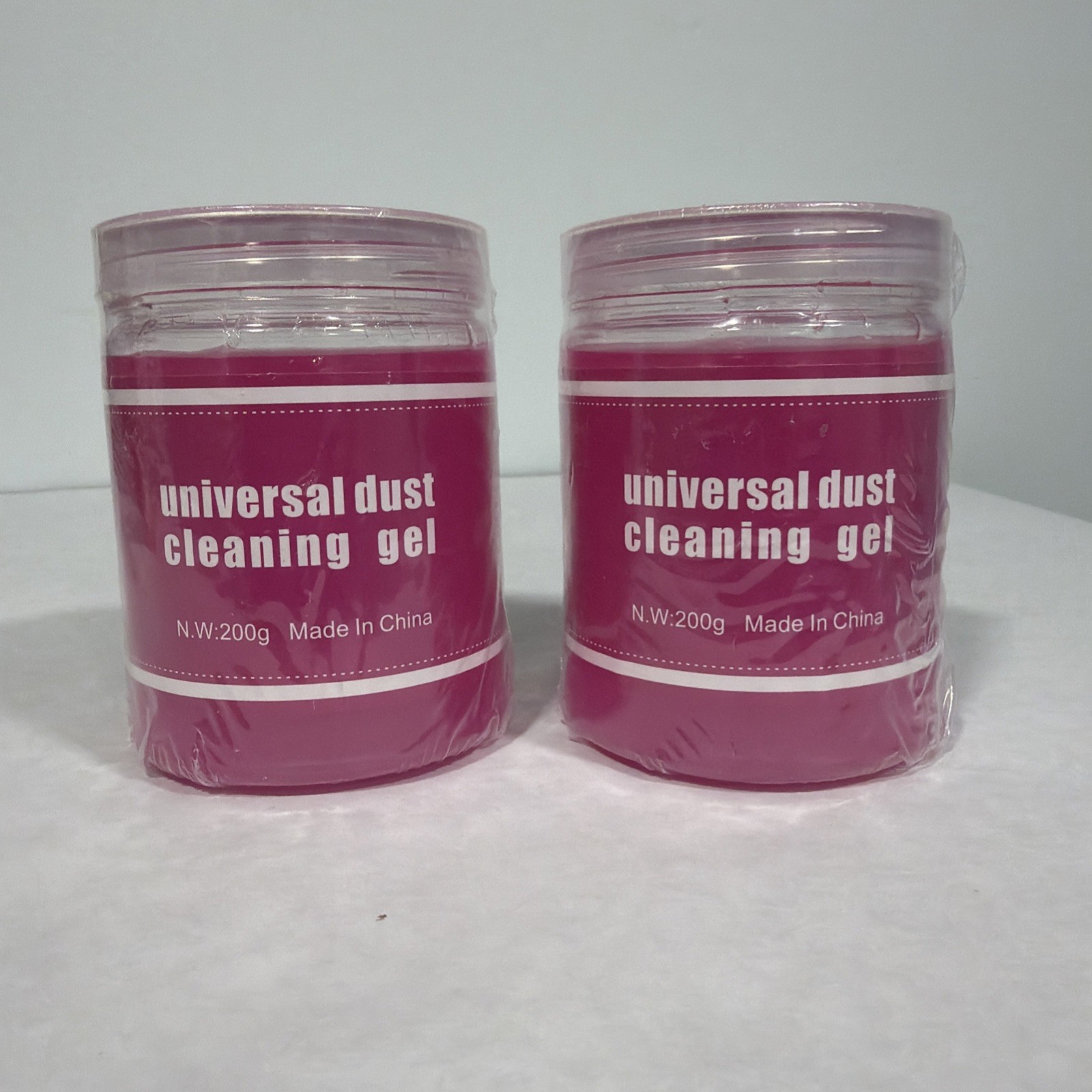 2 pack Universal Dust Cleaning Gel, 220g each - for Vehicles, Electronics & more