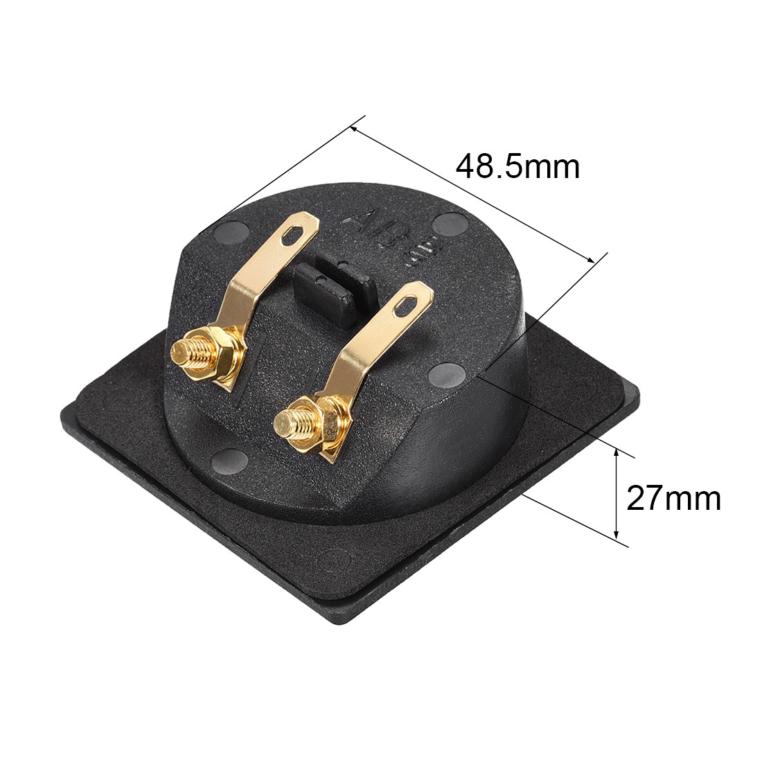 2-Way Speaker Box Terminal Binding Post Stereo Screw Connectors Subwoofer Plugs