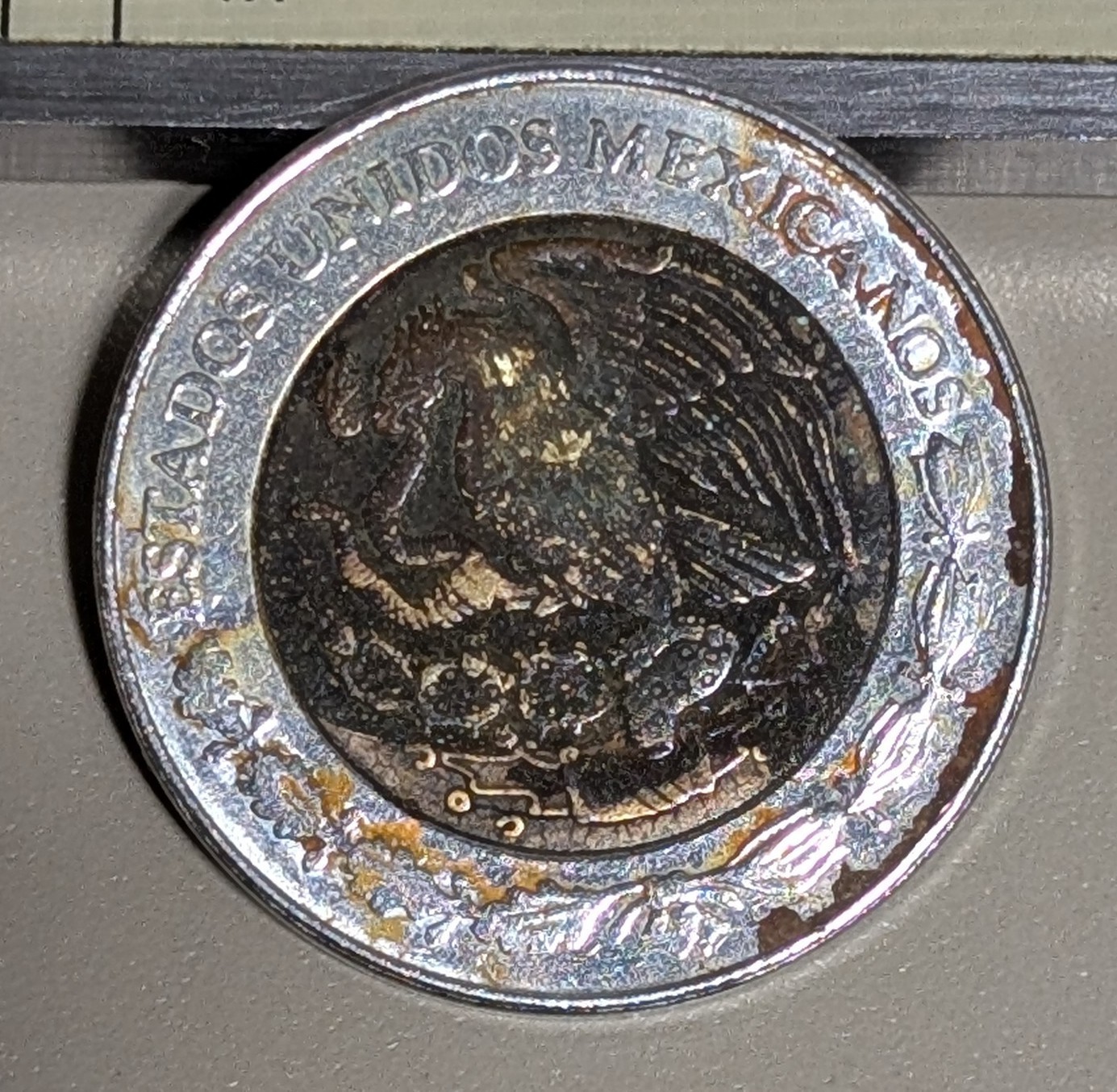 1994 Mexico 1 Pesos Circulated KM# 550