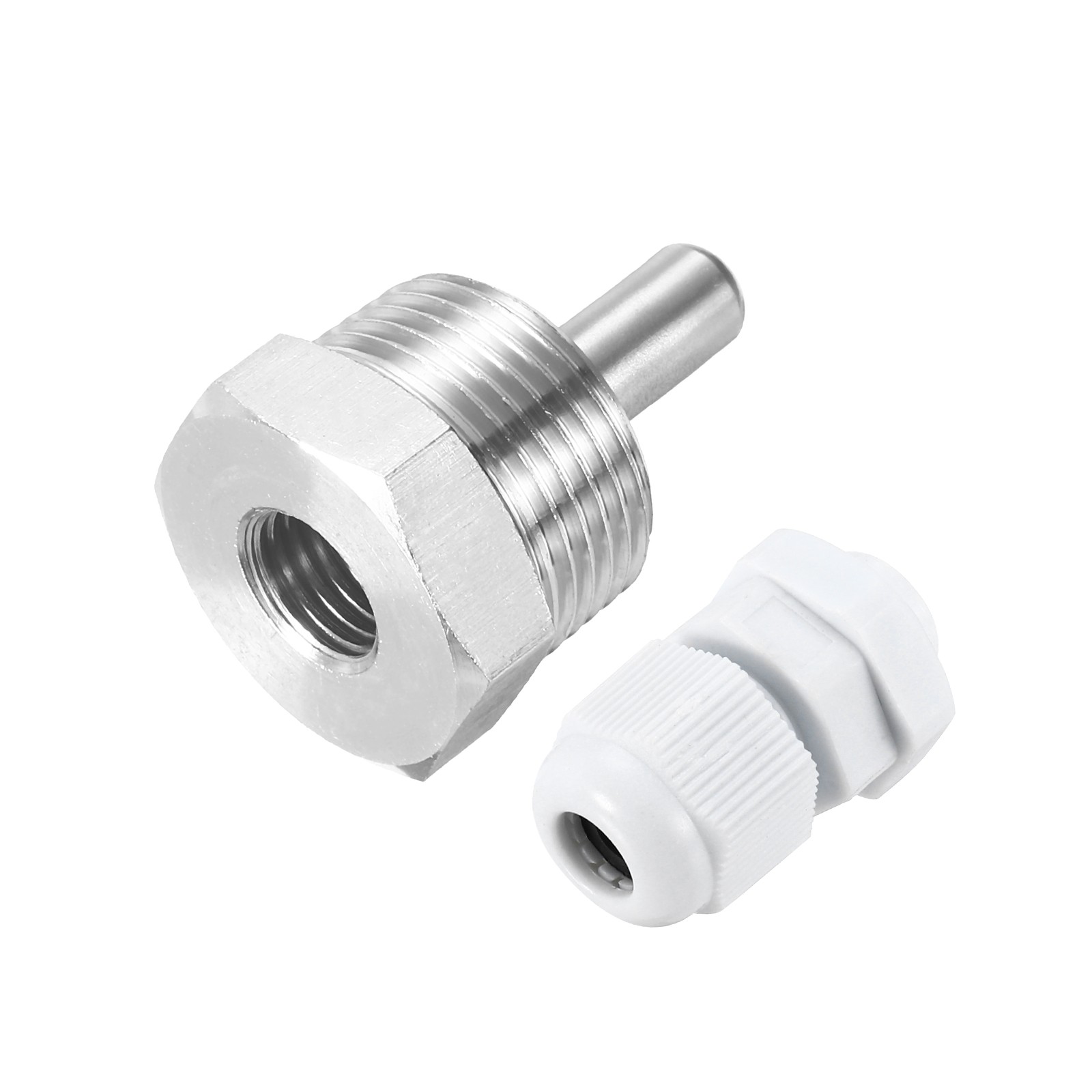 8mm Dia G3/4 Thermowell Weldless Stainless Steel 304 30mm White