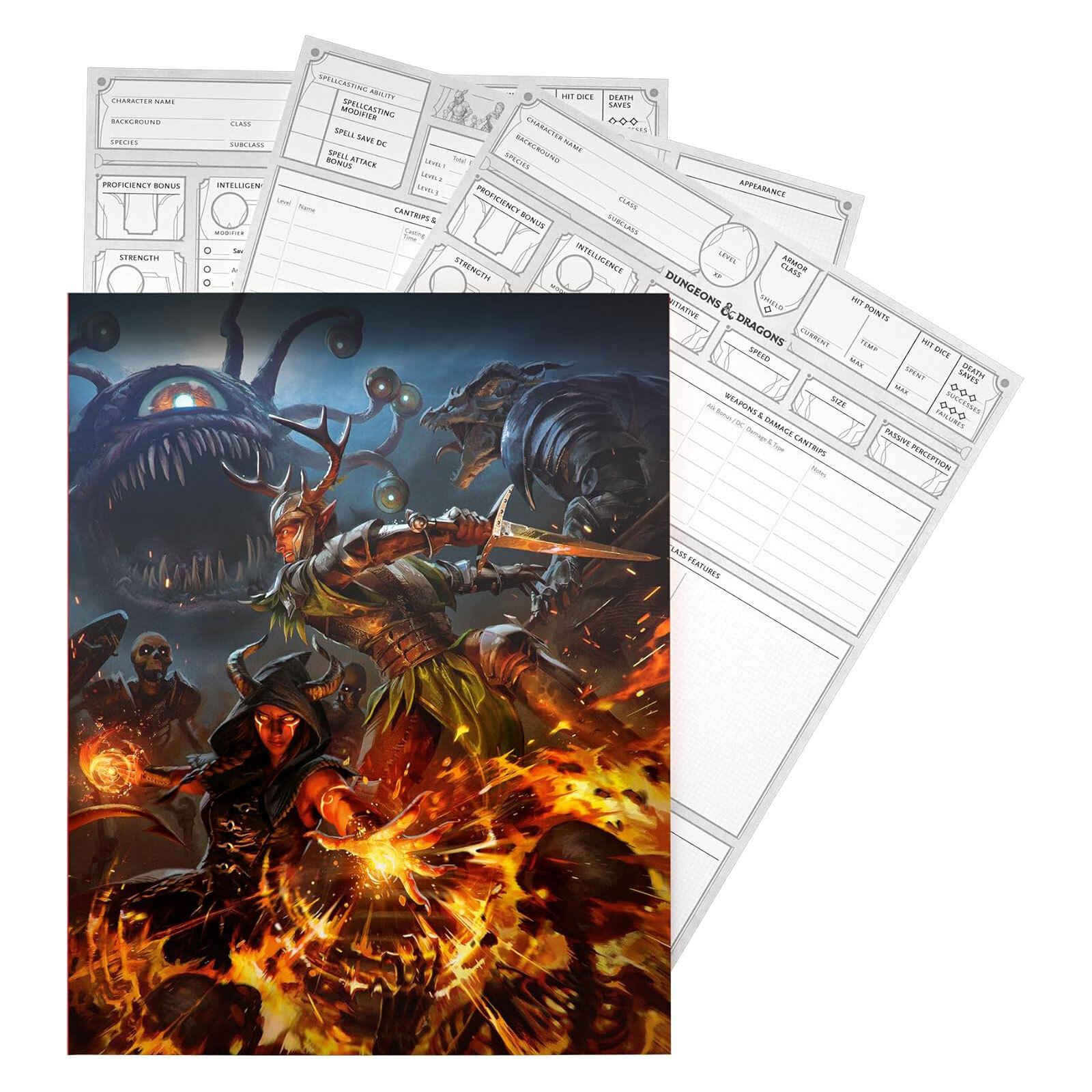 Dungeons & Dragons Character Sheets (2024)