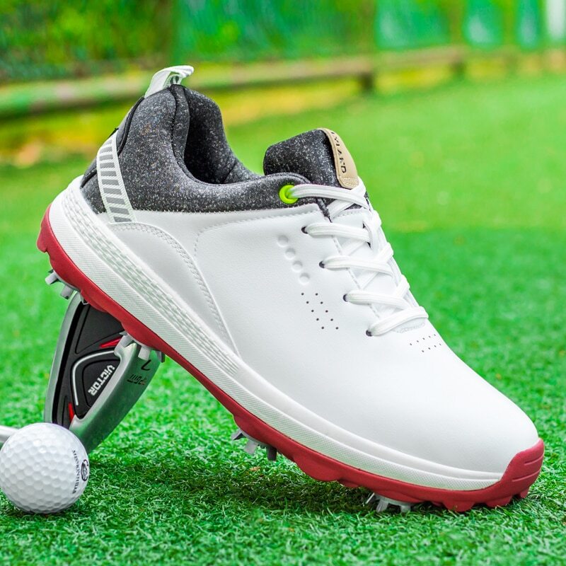 Waterproof Men's Golf Shoes Professional Golf Spikes Shoes Non-Slip Sneakers