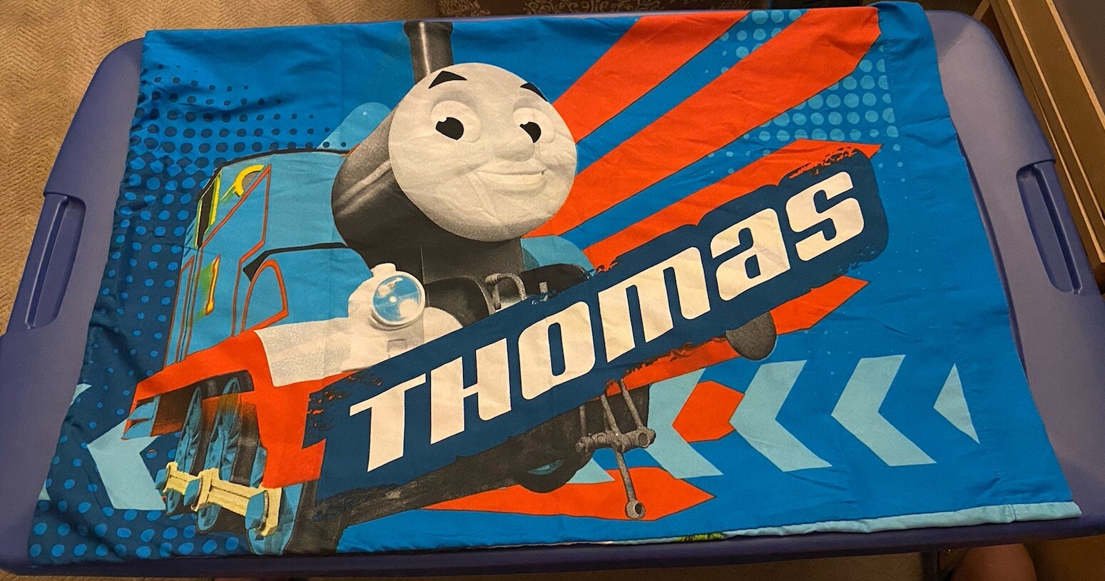 Thomas the Tank Engine Train Faster Pillowcase - VGC