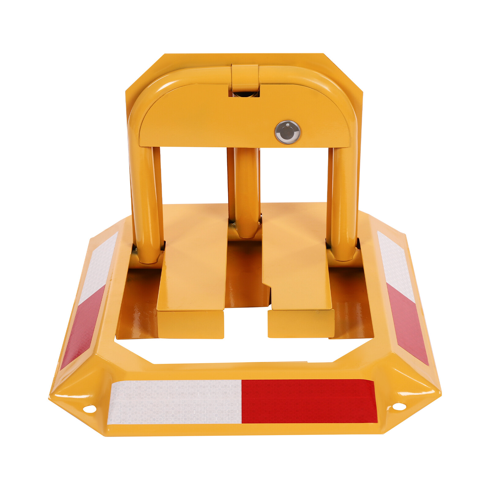 Manual Parking Space Lock Octagona Lock Folding Car Parking Lock W/3* Keys