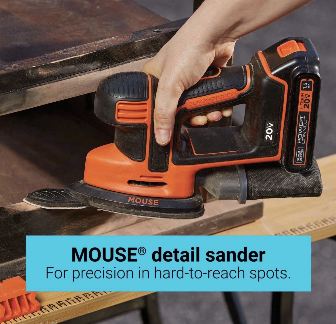 BLACK+DECKER 20V Max* Lithium Ion 4 Tool Combo Kit - BD4KITCDCMSL IN HAND NWT