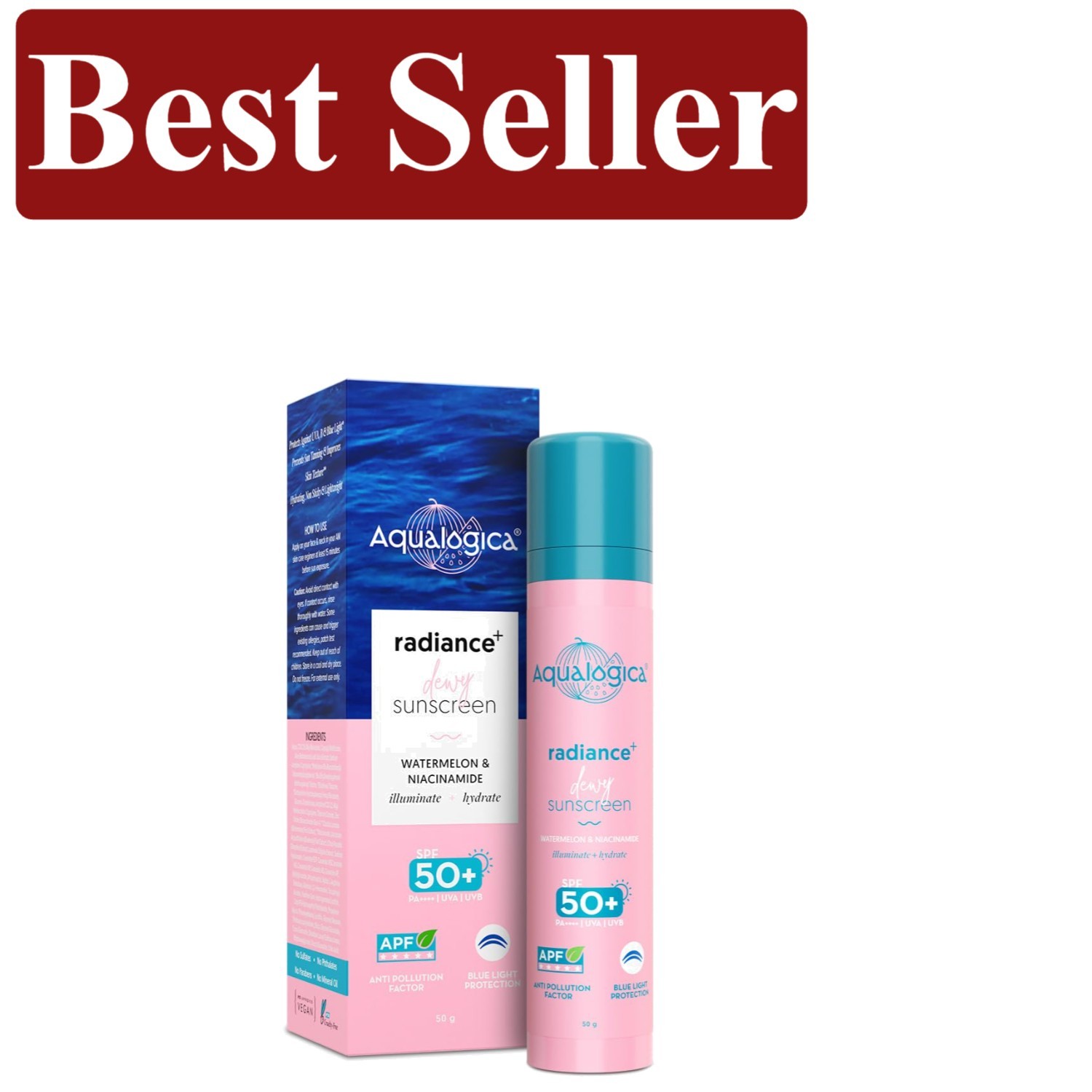 Hydrating Niacinamide SPF 50 Sunscreen – No White Cast, All Skin Types Welcome