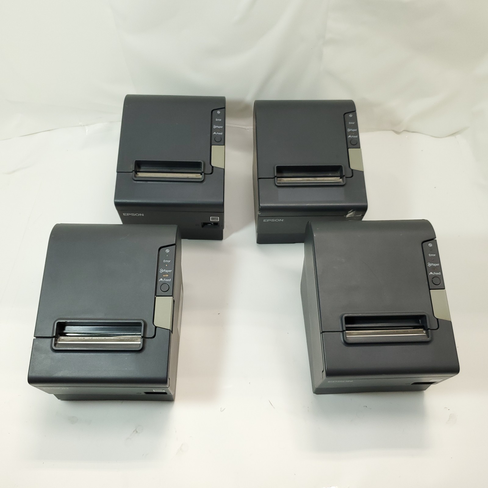 Lot of 4 Epson TM-T88V M244A Thermal POS Receipt Printer Auto Cutter For Parts