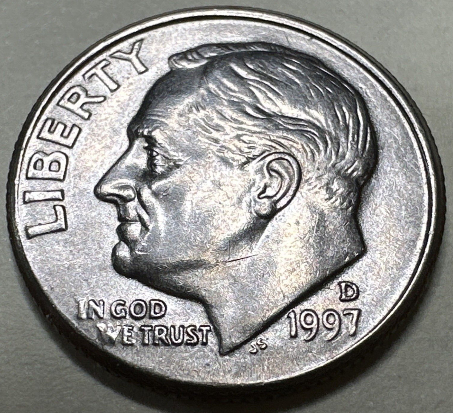 1997 D Roosevelt Dime 10C 7795N