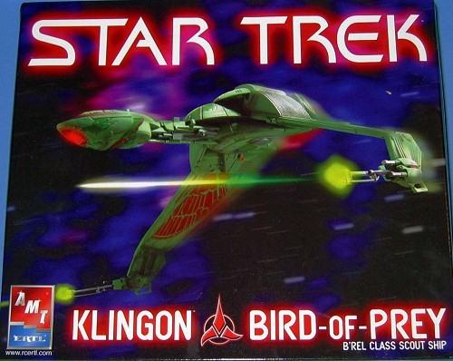 AMT New Star Trek Klingon Bird of Prey B'rel Class Resin Model Kit Vintage