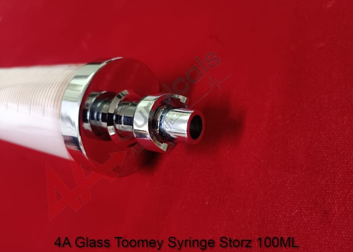 4A Glass Toomey Syringe 100ML