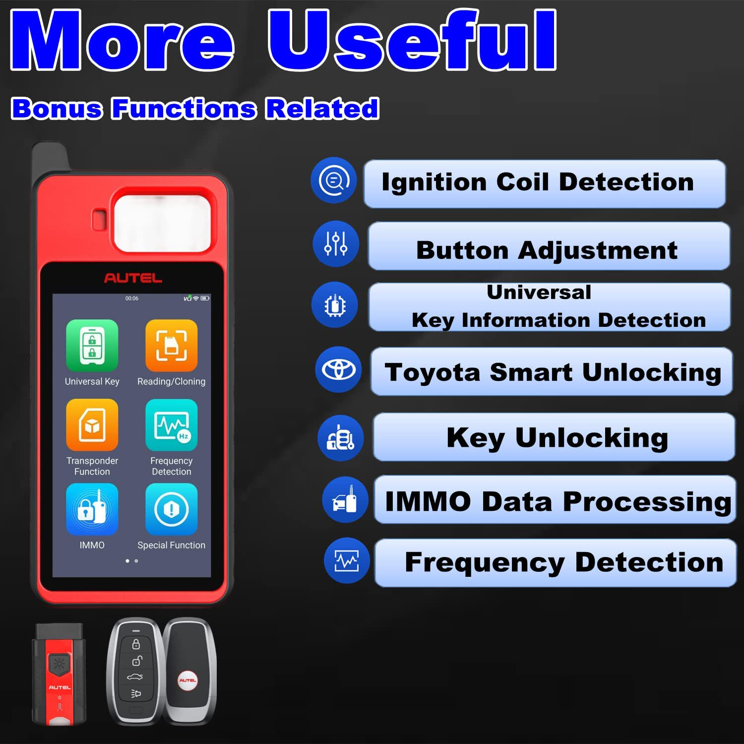 2025 Autel MaxiIM KM100 Key FOB PROGRAMMING Key Generation IMMObilizer 60s